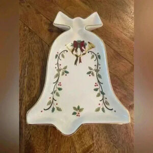 Mikasa holiday bell dish